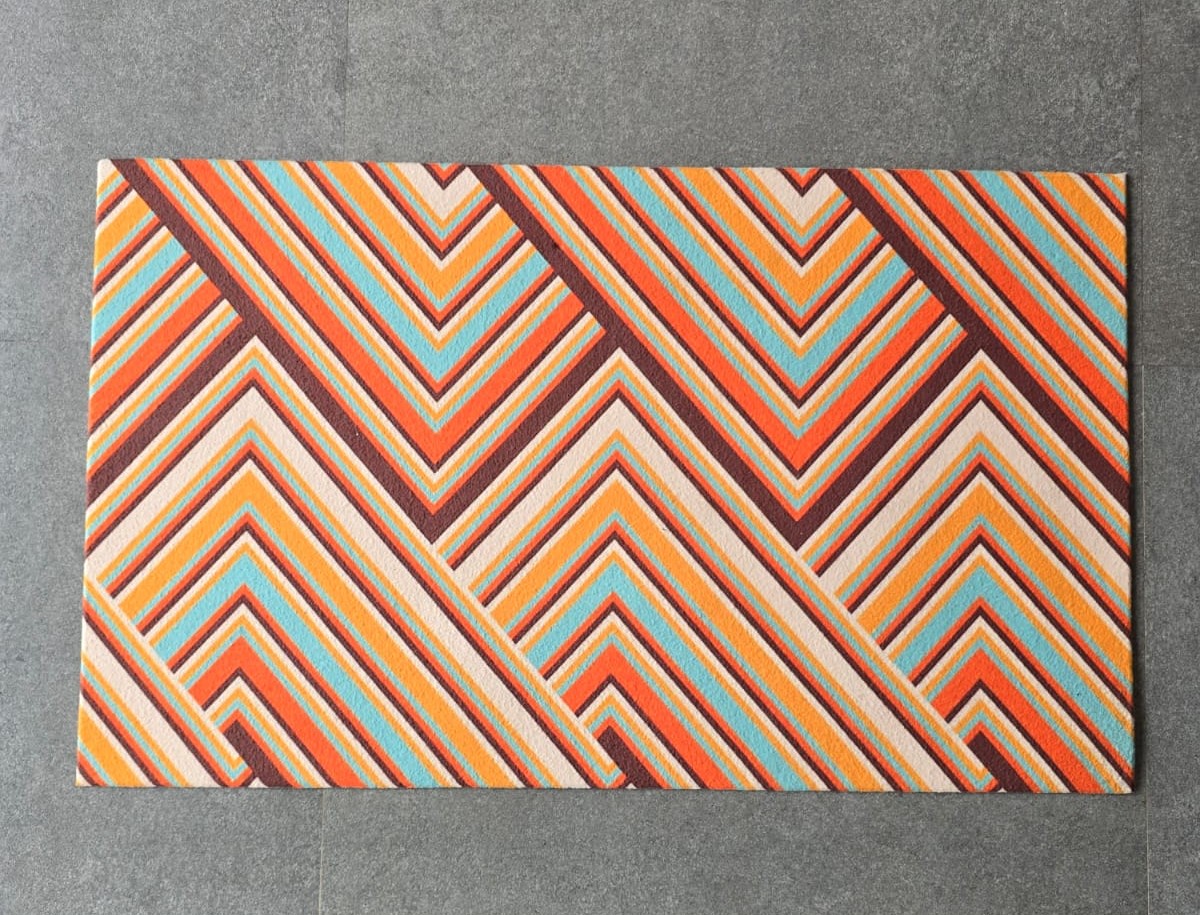 Chevron Cotton Crafted Mat
