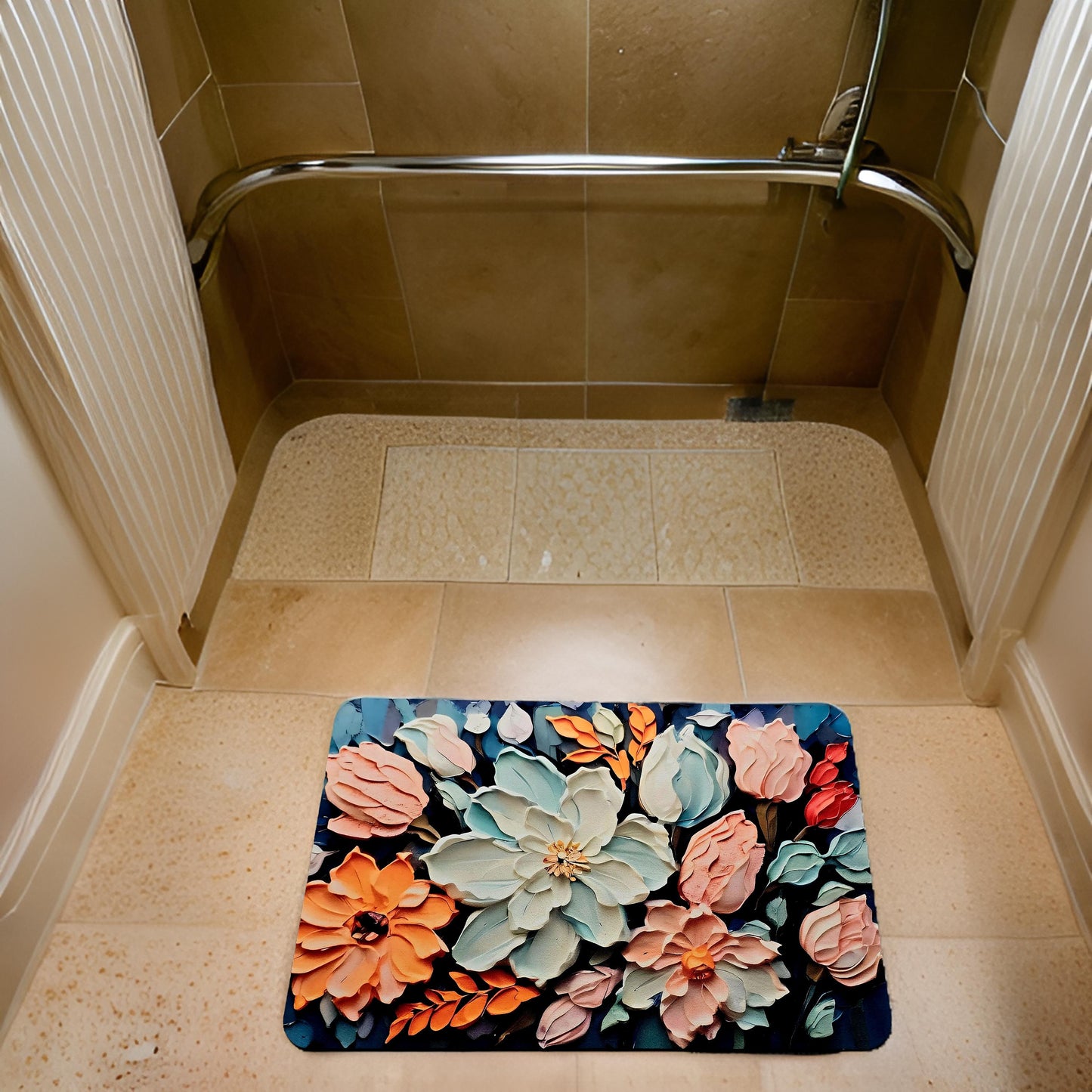 Flower Garden Water Absorbent Mat