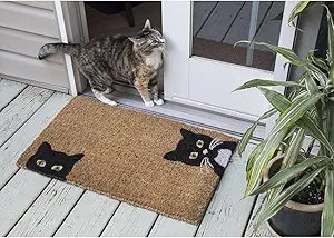 Peeping Cats Coco Entry Mat