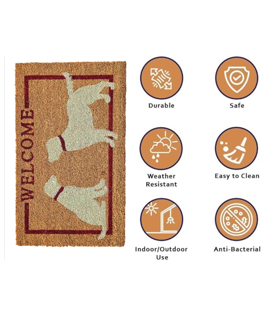 Welcome Dogs Coco Entry Mat