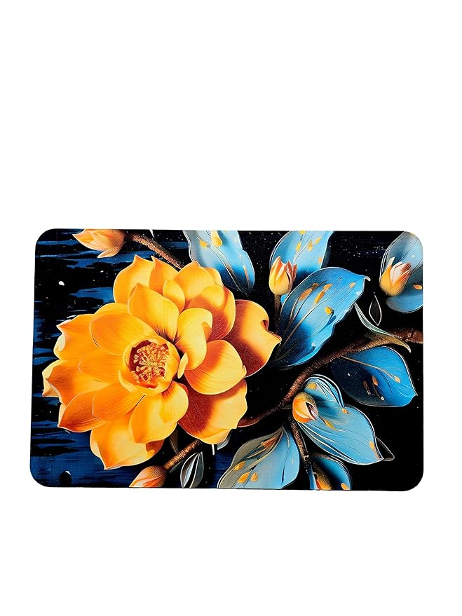 Gold Flower Water Absorbent Mat