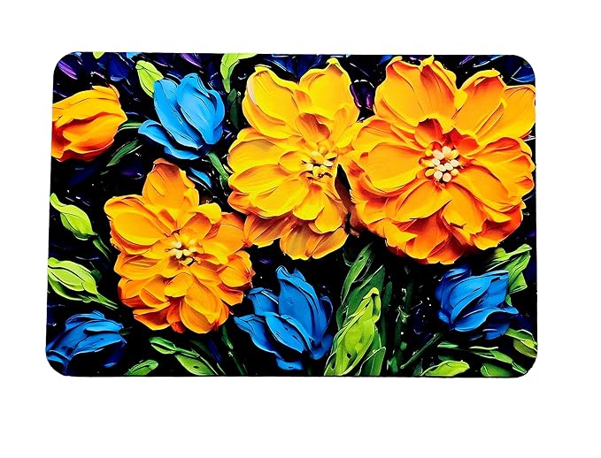 Multi Gold Flower Water Absorbent Mat